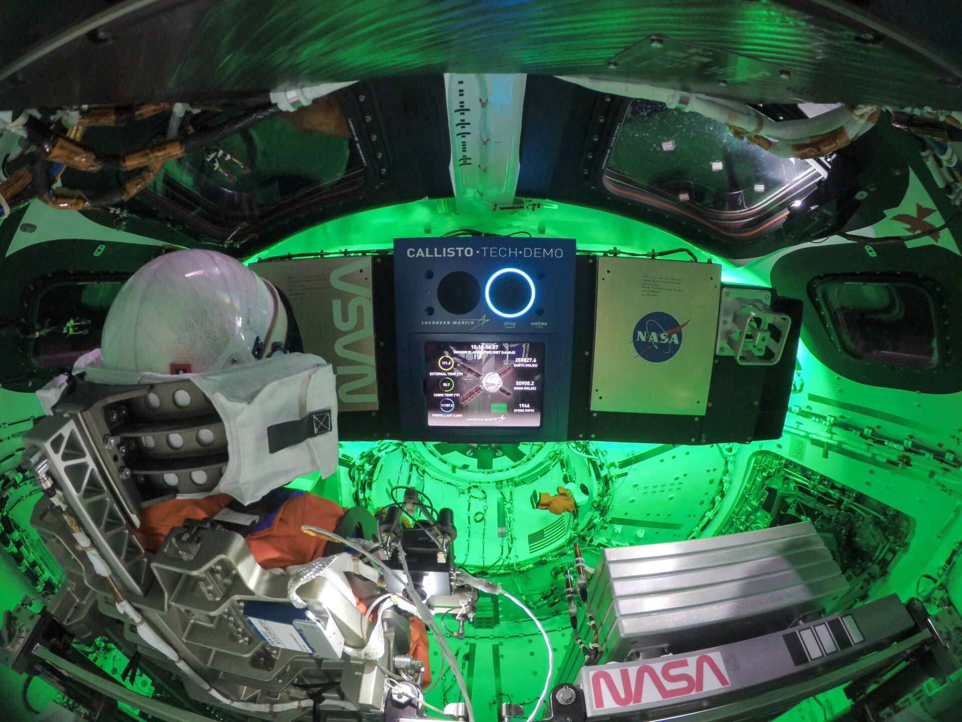 Диско на борту Orion - це демонстрація технології Callisto