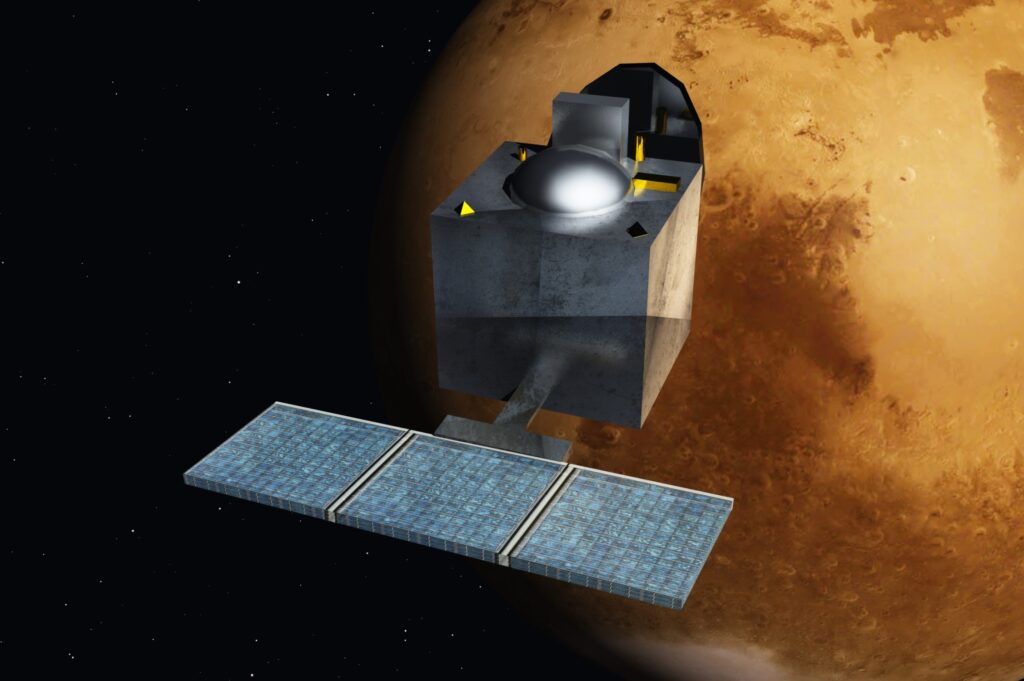 Индийский аппарат «Мангальян» на орбите Марса