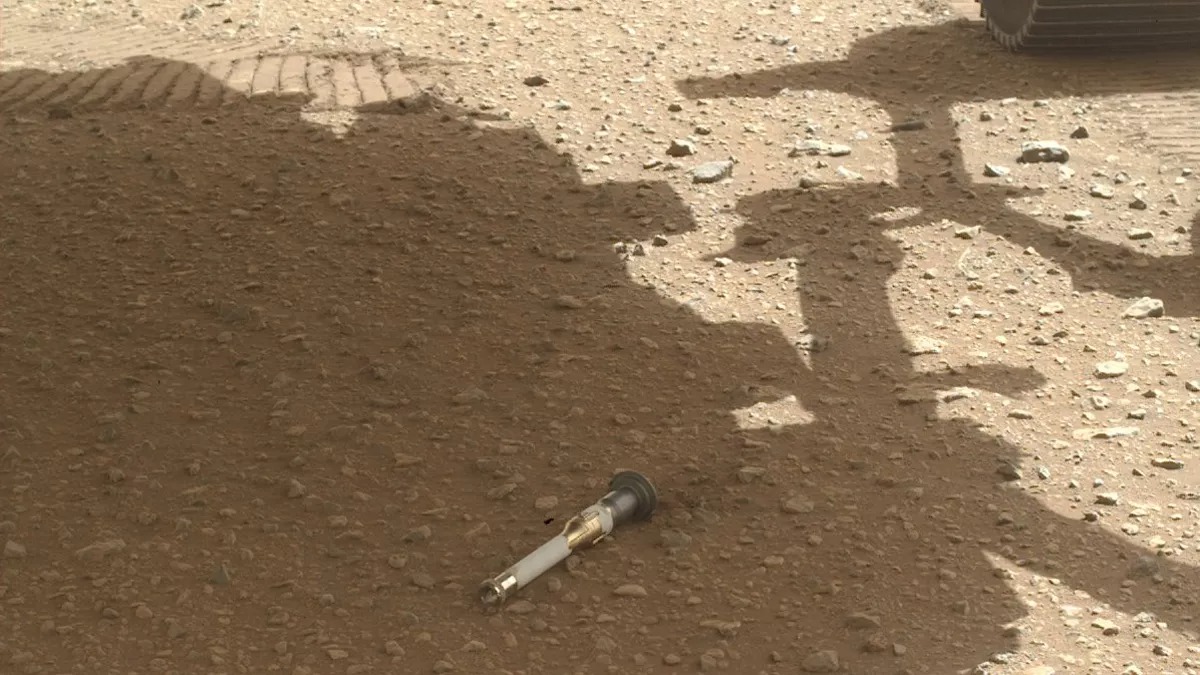 Титановий контейнер із зразками з Марсу