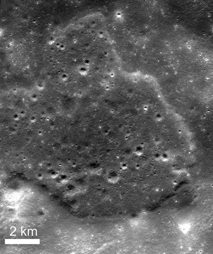 LRO shows impact melt on the Moon