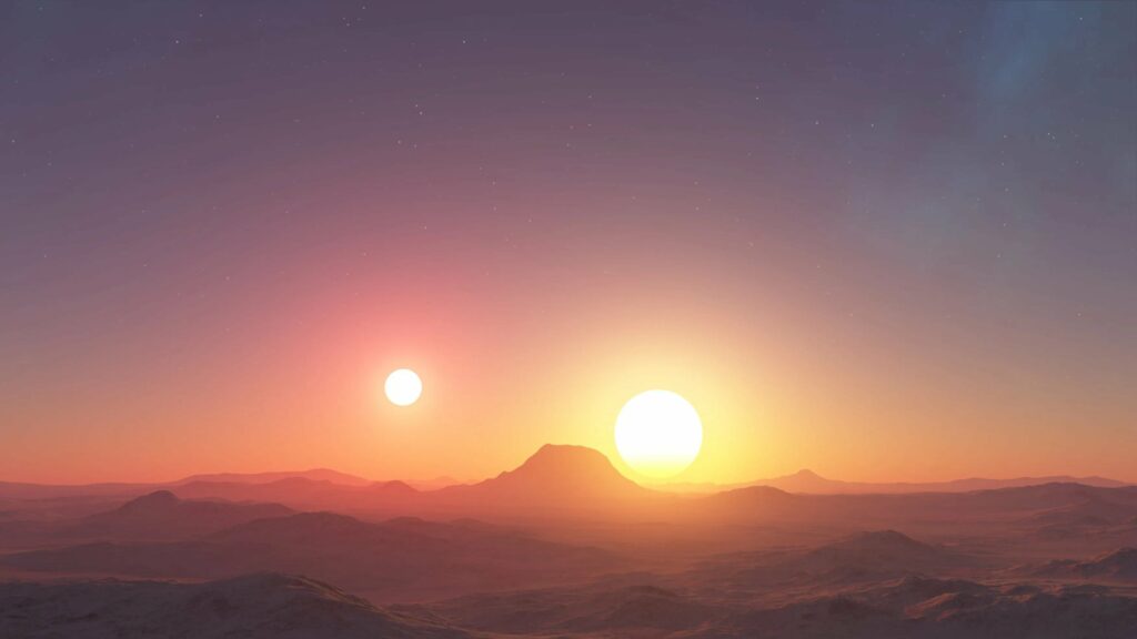 Планета с двумя солнцами
