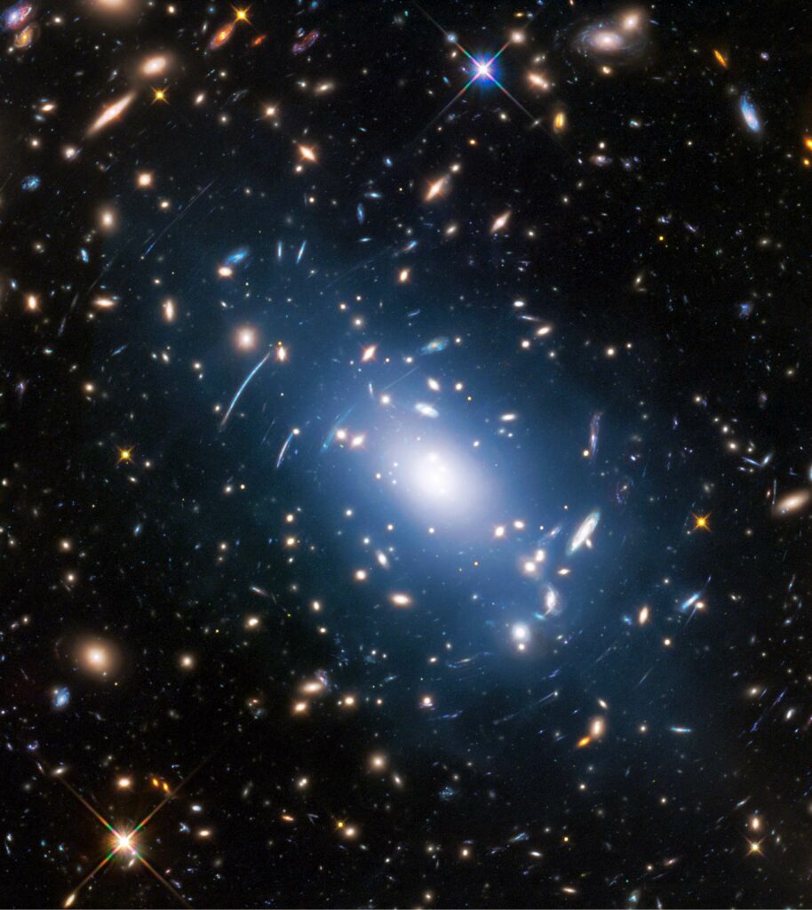 Внутрикластерный свет на снимках Hubble
