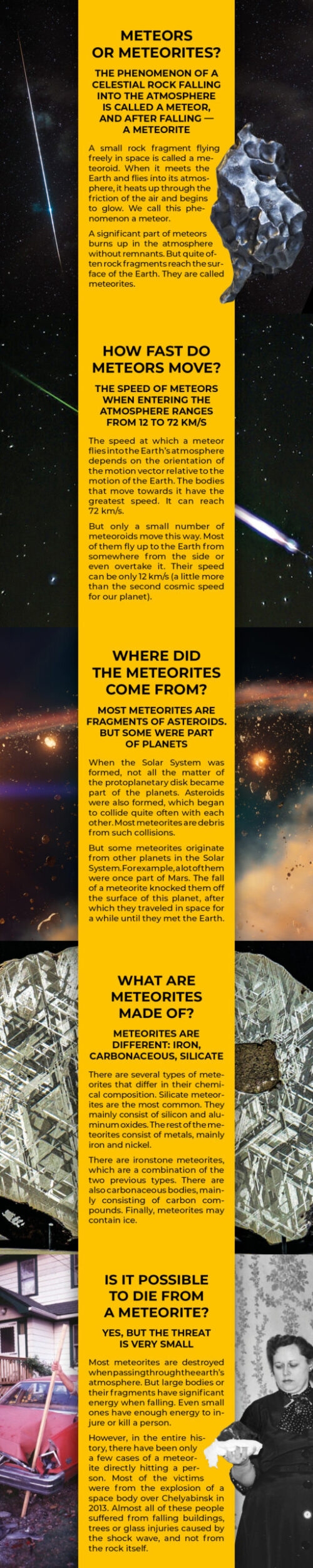 What do you need to know about meteorites?