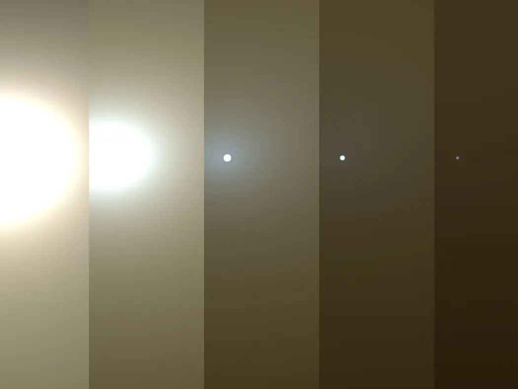 Марсіанське небо з точки зору марсохода NASA Opportunity