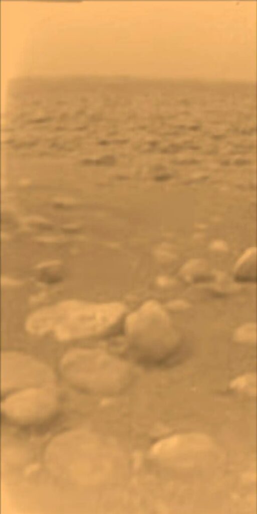 Единственное изображение поверхности Титана