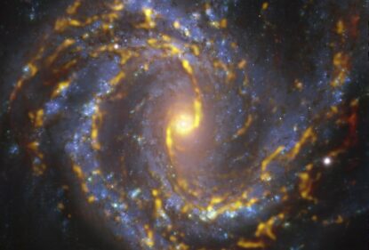 ALMA та VLT зуміли заглянути всередину галактичної спіралі