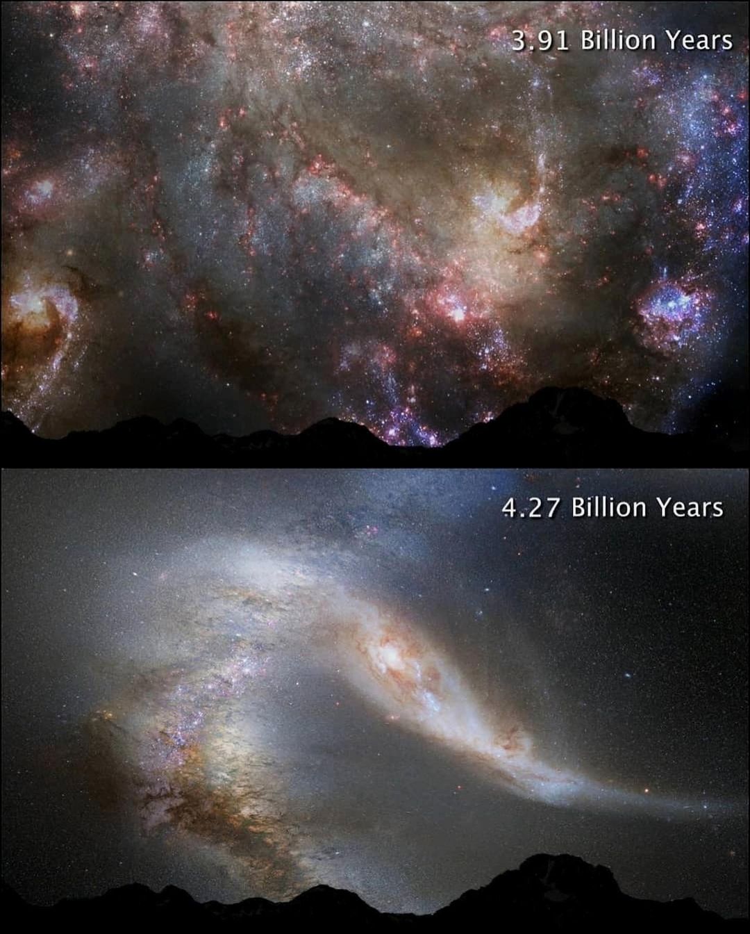 Через 3,9 миллиарда лет звездообразование продолжится
