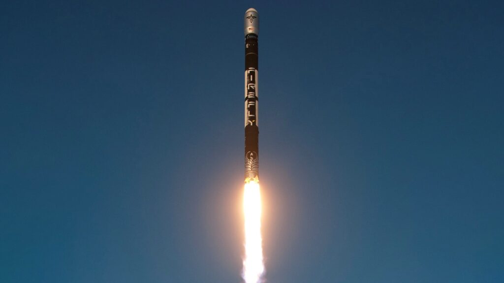 Запуск ракеты Alpha компании Firefly.