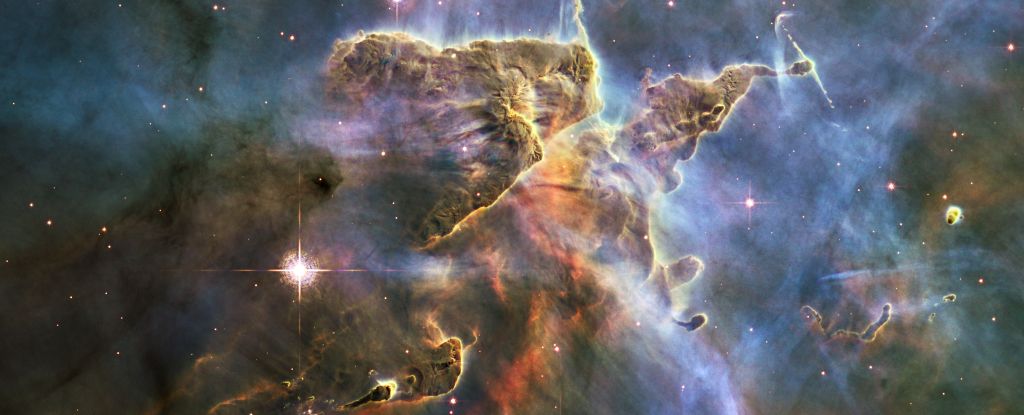 Туманность Киля, где происходит рождение звезд