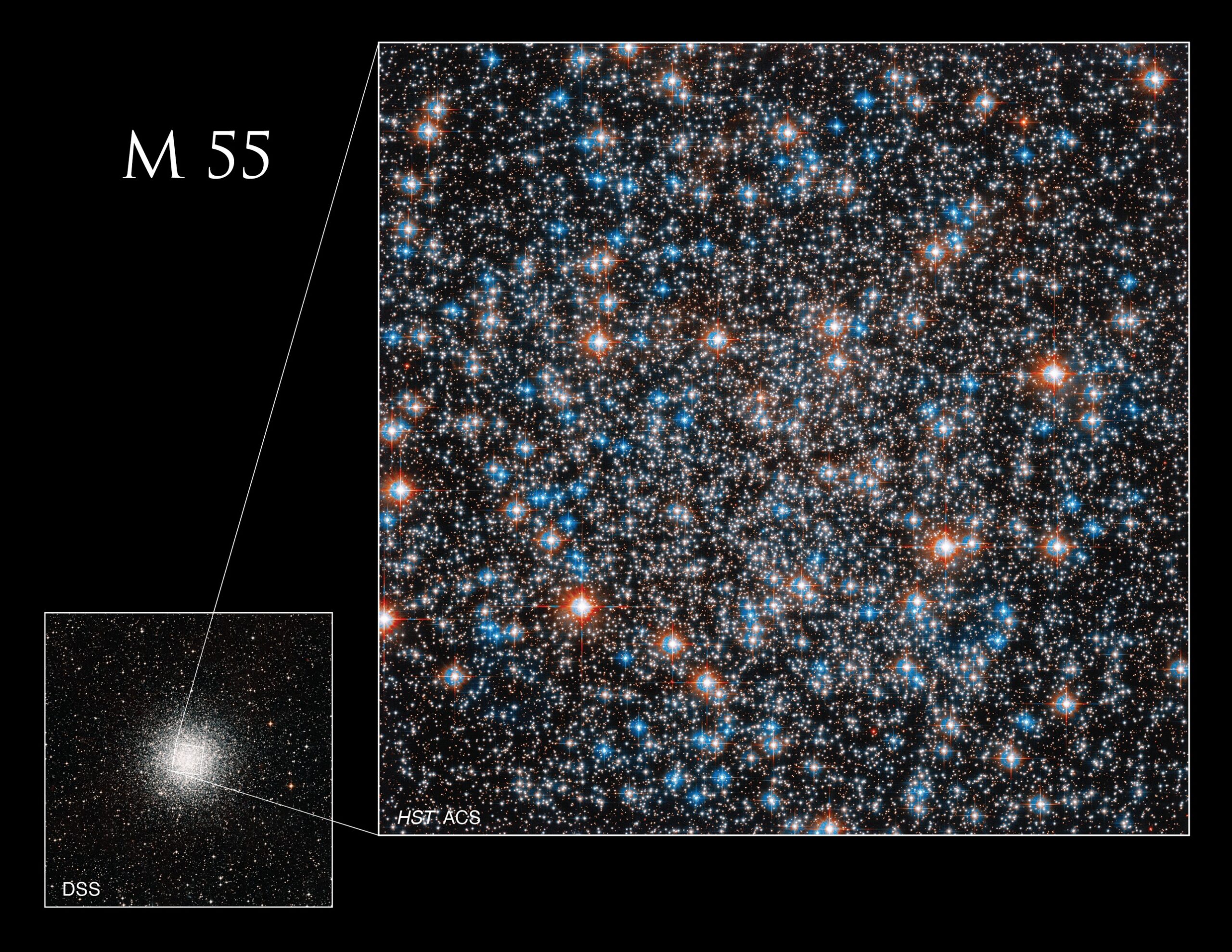 Digital Sky Survey M55