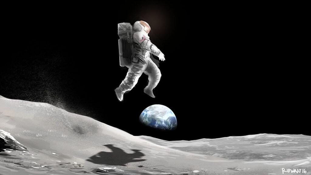 Прыжки на Луне