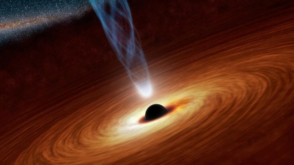 Hubble and Gaia catch rare black Hole