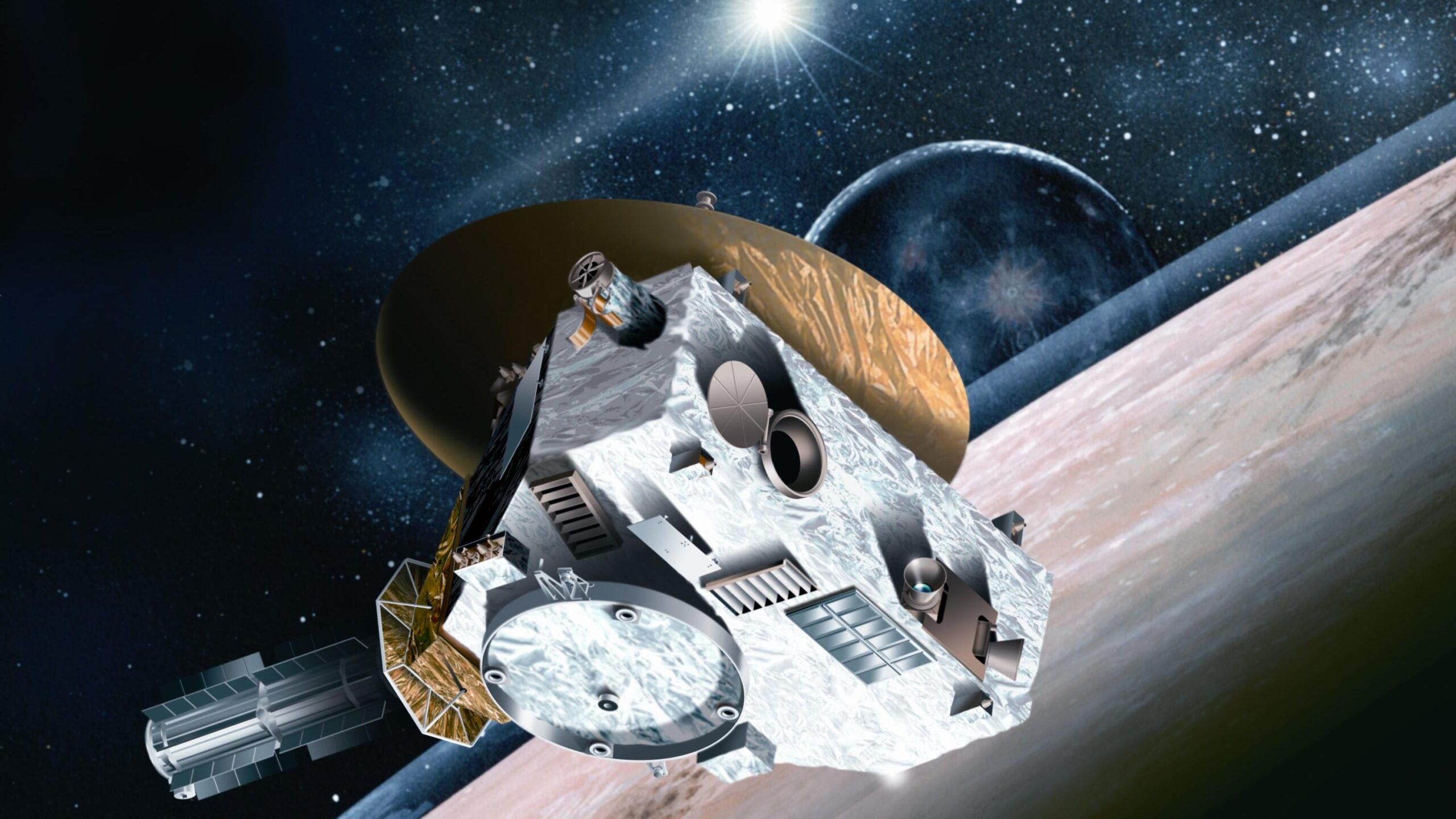 Иллюстрация аппарата New Horizons