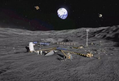 Зображення, що демонструє основну структуру місячної дослідницької станції Китаю