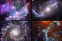 NASA опубликовало четыре новых изображения двух галактик, туманности и звездного скопления