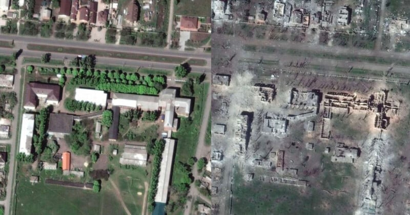 Destroyed Bakhmut is seen from space: Photo