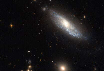Космический телескоп Hubble, исследуя происхождение сверхновых типа II, сделал это изображение спиральной галактики NGC 298