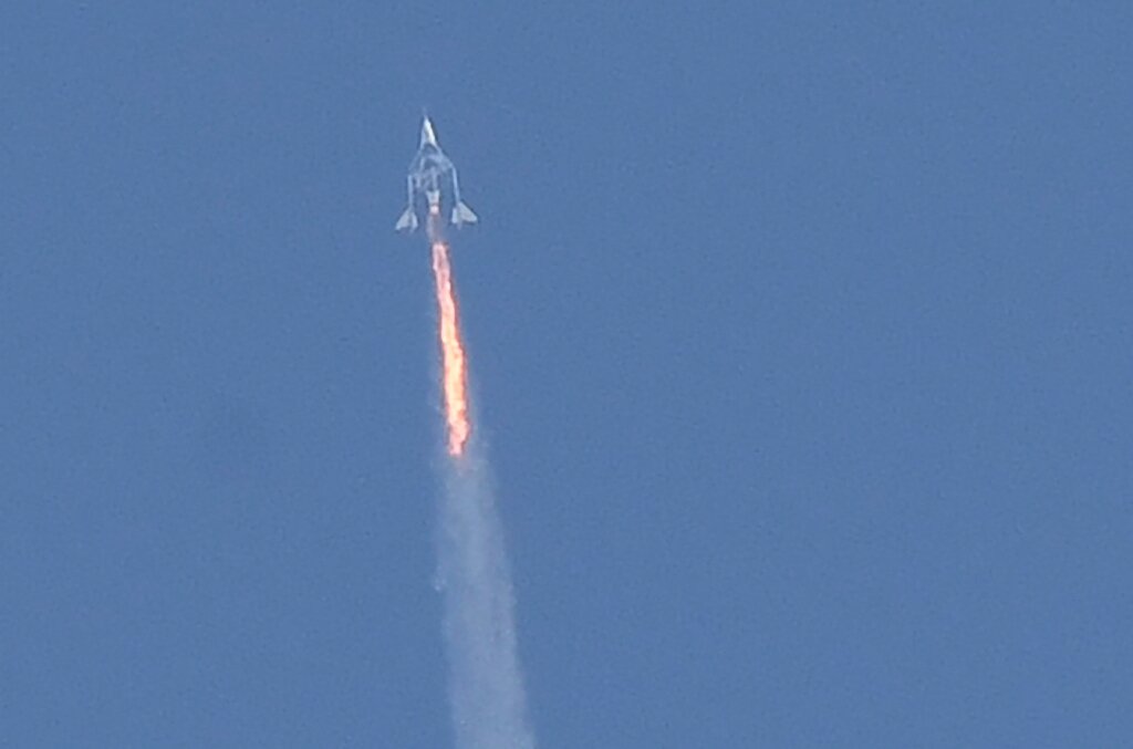 Полет ракетоплана SpaceShipTwo
