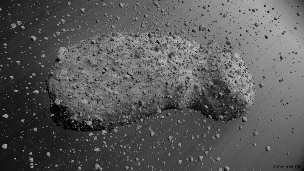 Salt crystals on an asteroid hint at the origin of water on Earth