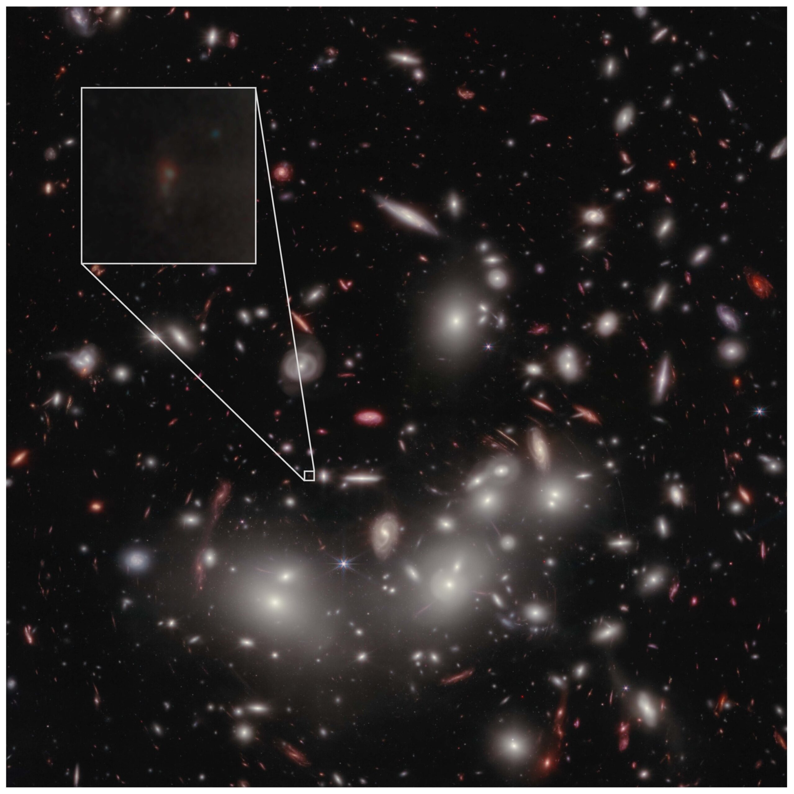 Изображение галактики JD1