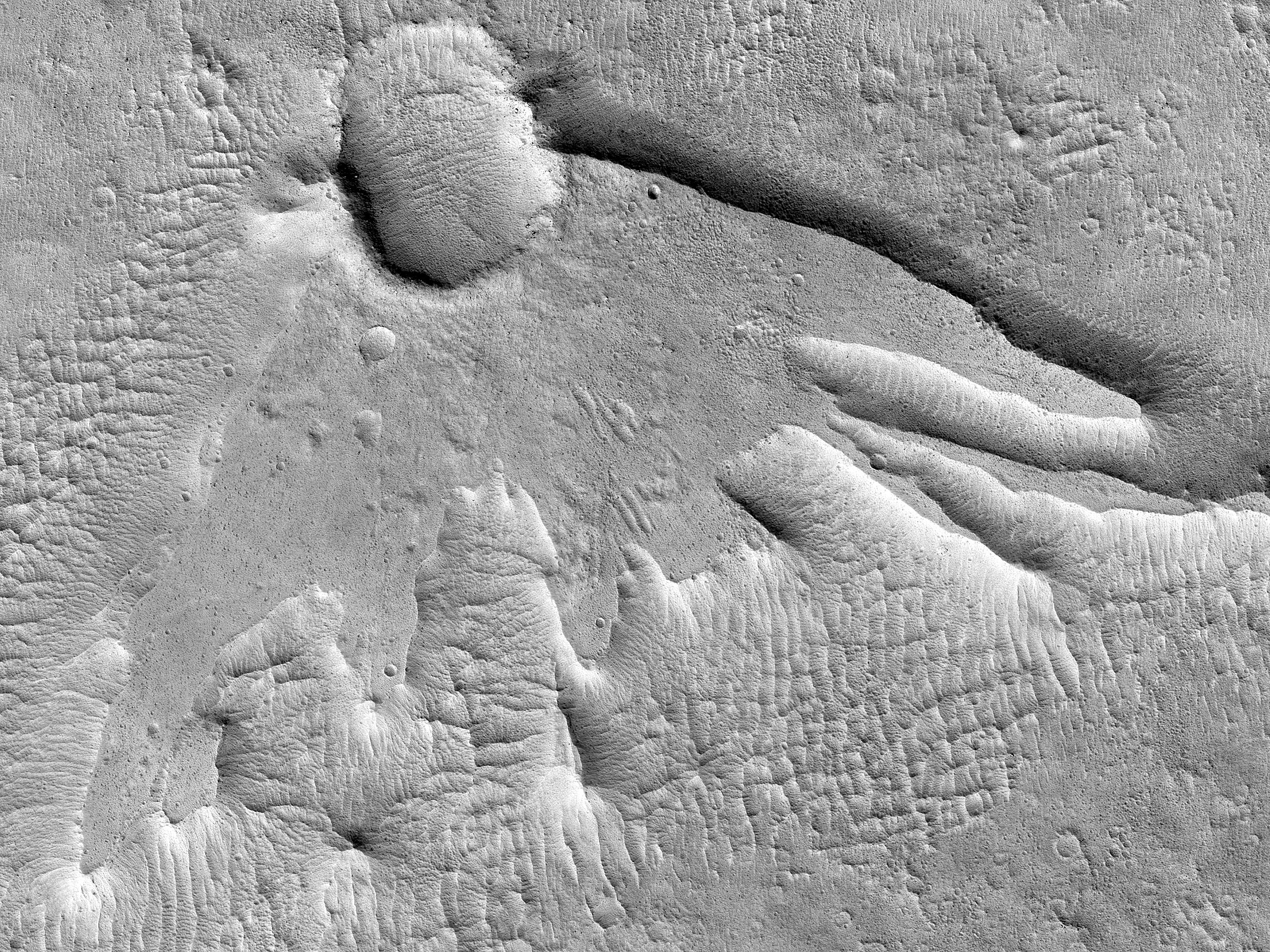 Незвичний на вигляд марсіанський кратер
