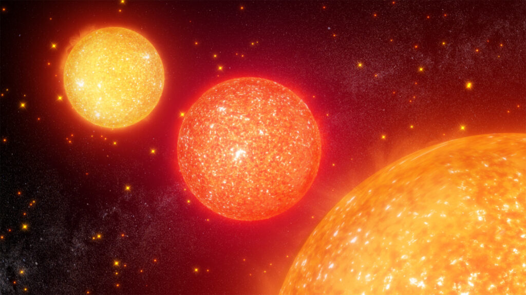 Маломасивні зорі можуть мати потужні магнітні поля