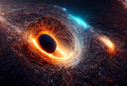 Иллюстрация черной дыры