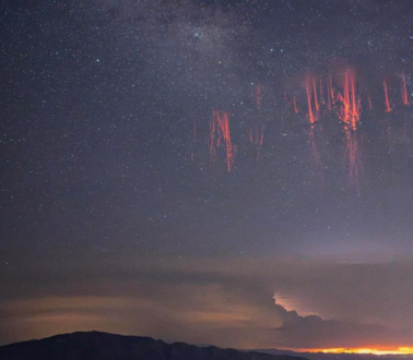 Red sprites: Photographer discovers the mysterious world of a rare atmospheric phenomenon