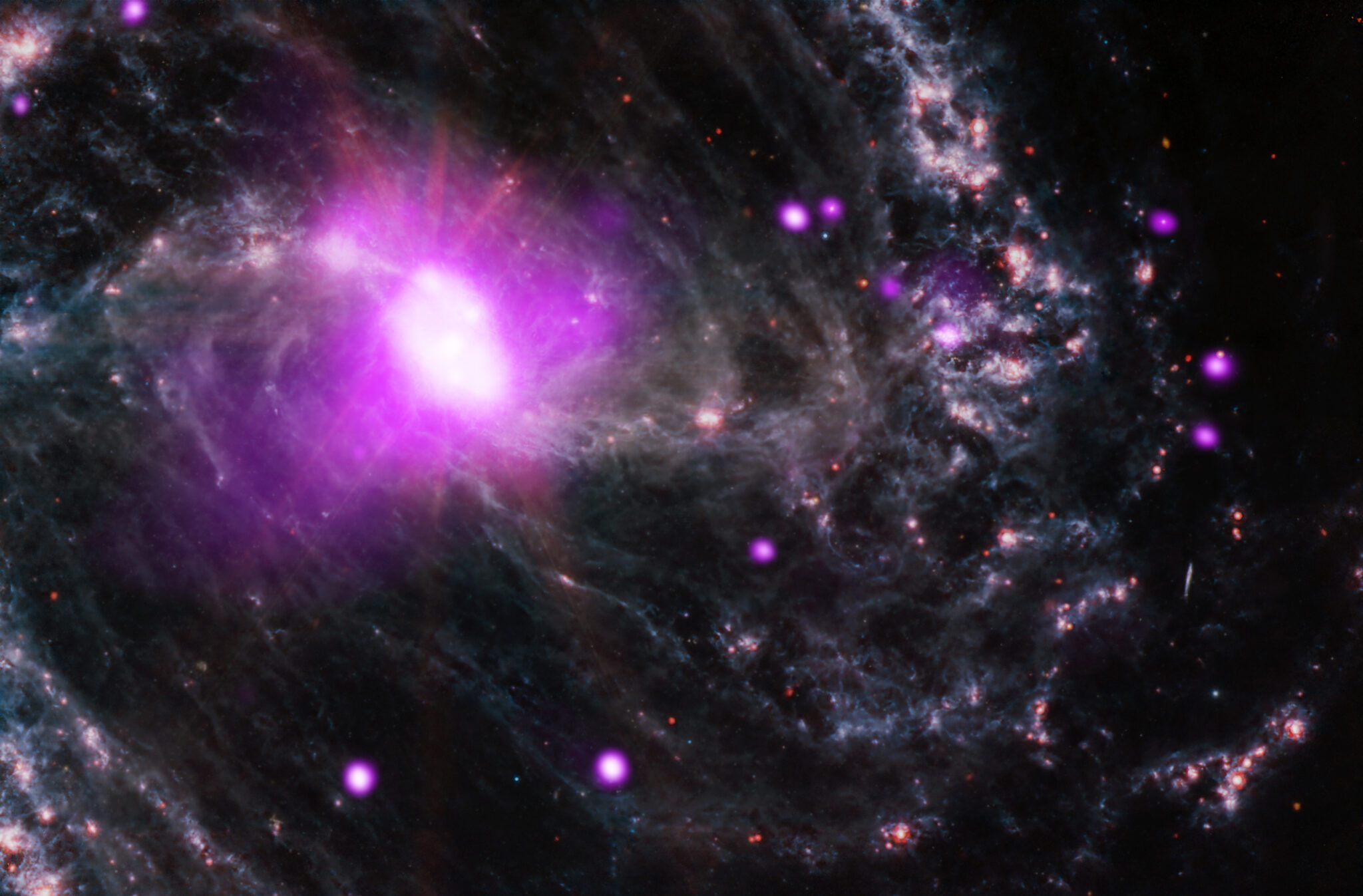 Галактика NGC 1365. 