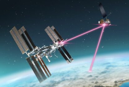 ILLUMA-T NASA общается с LCRD с помощью лазерной передачи