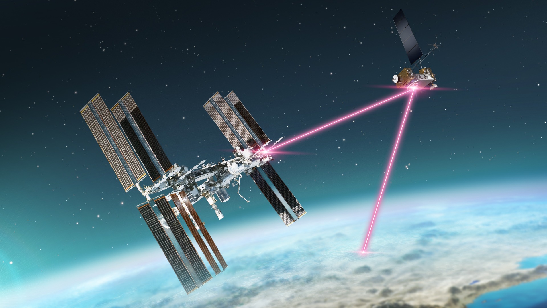 ILLUMA-T NASA спілкується з LCRD за допомогою лазерної передачі