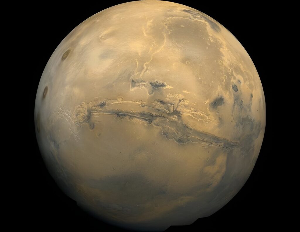 Гравітаційні аномалії на Марсі підтверджують існування на ньому океана