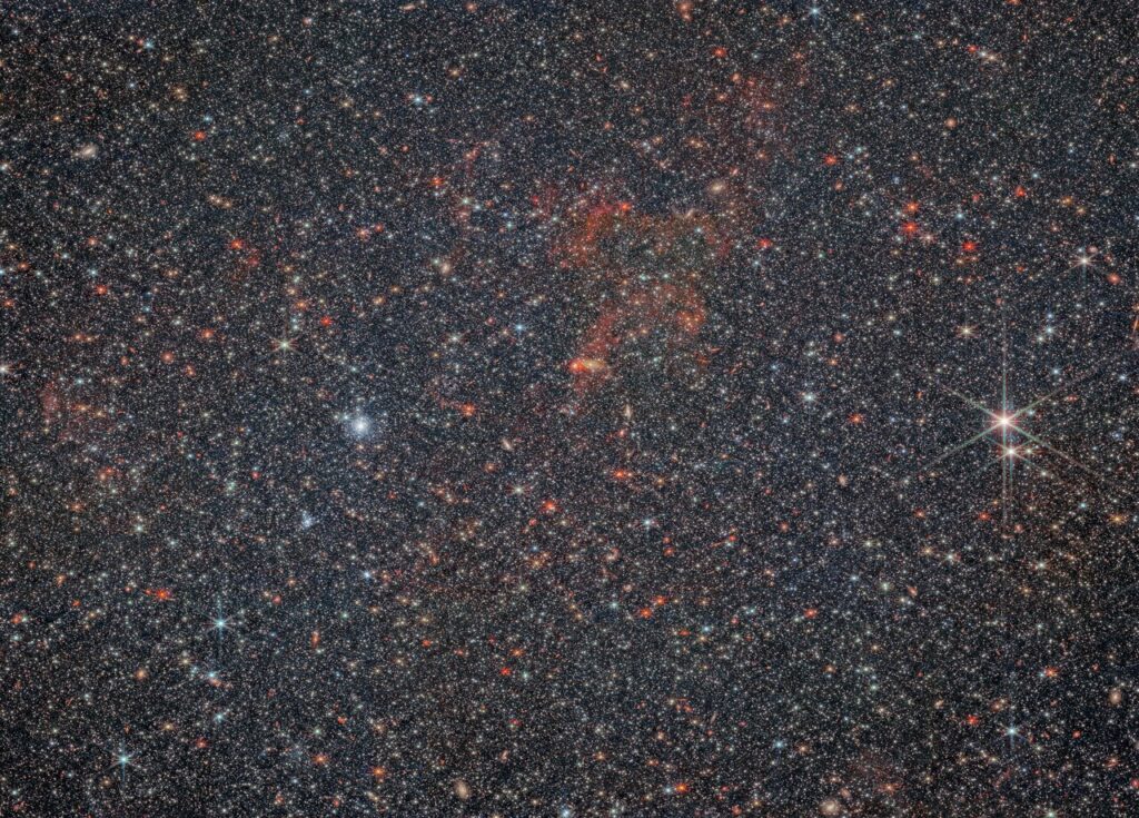 James Webb Photographed The Irregular Galaxy