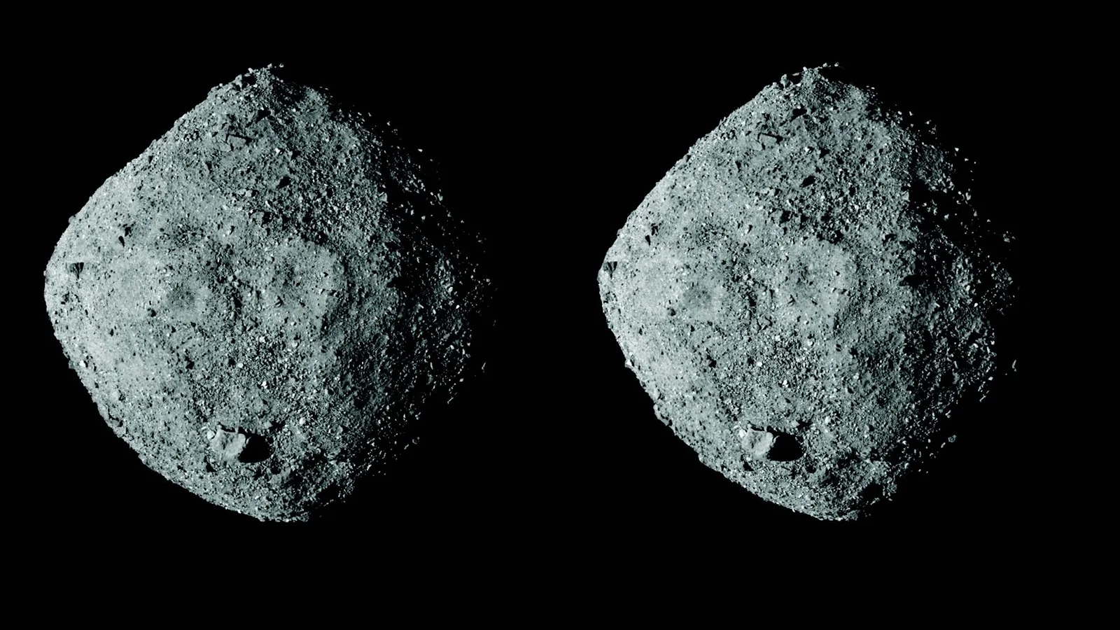 Стереоскопическое изображение астреоида Бенну