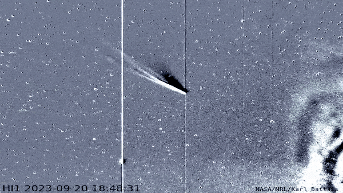 Відеозапис комети Нішімури