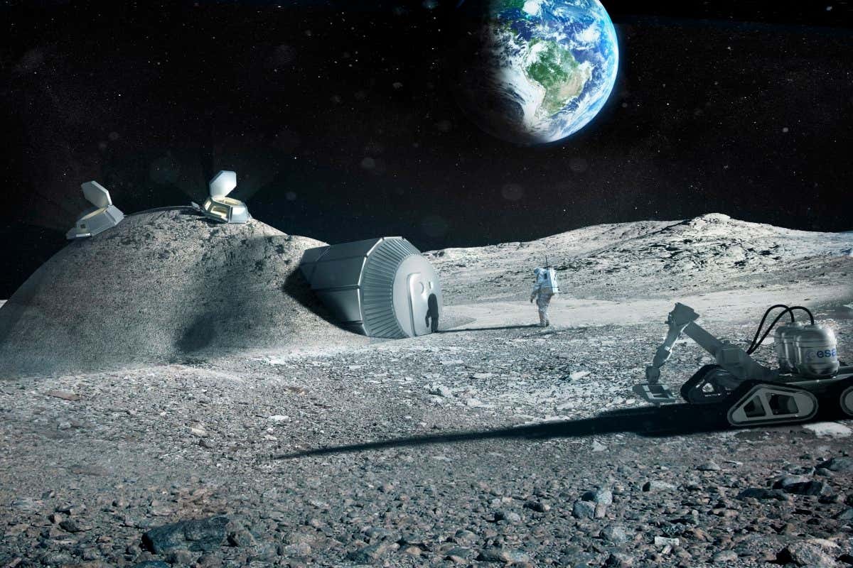 Житло на Місяці може бути побудоване із місцевих матеріалів за допомогою 3D-принтерів