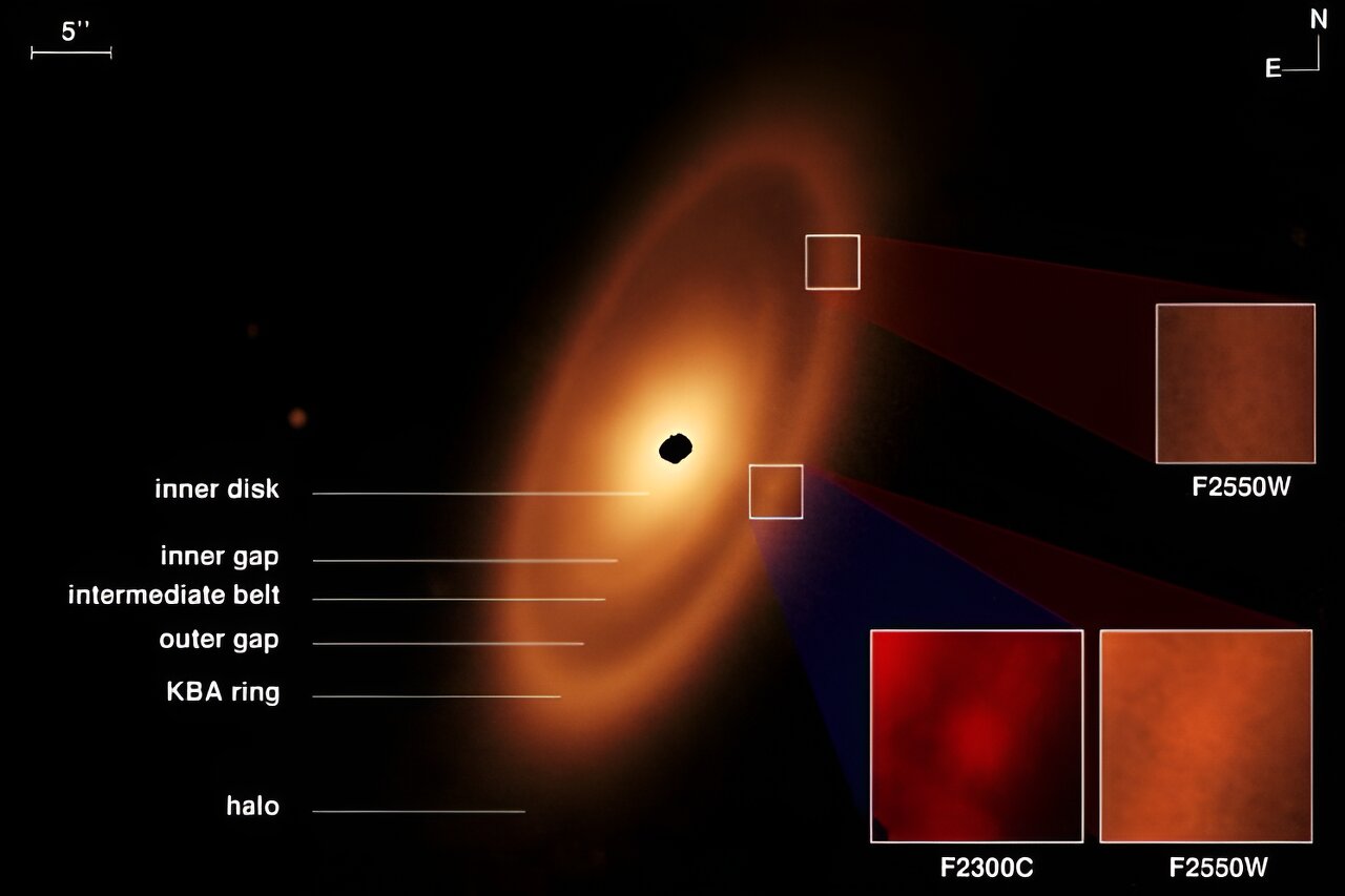 James Webb tries to find a planet in the Fomalhaut system