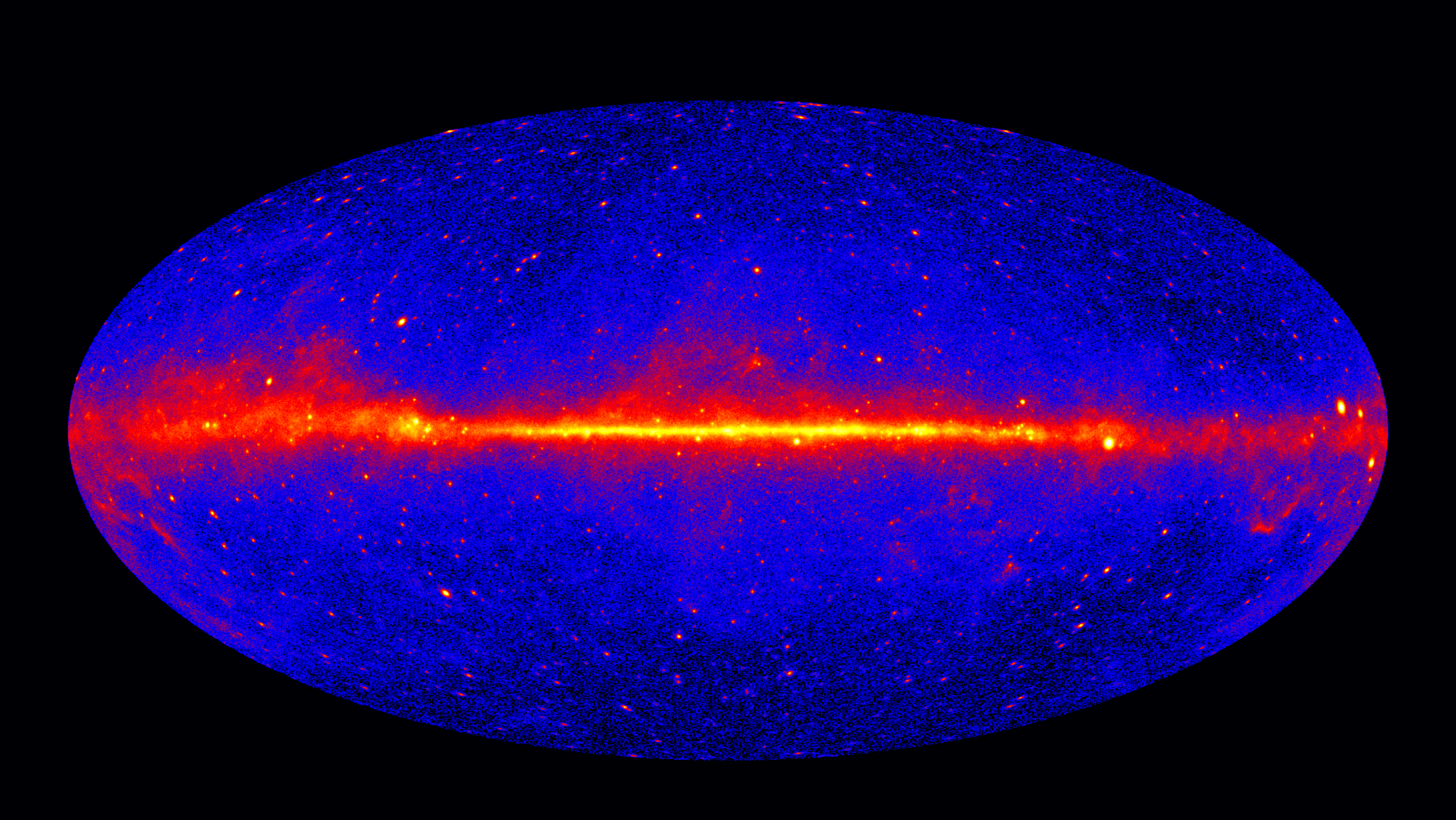 NASA показала гамма-таймлапс Млечного Пути