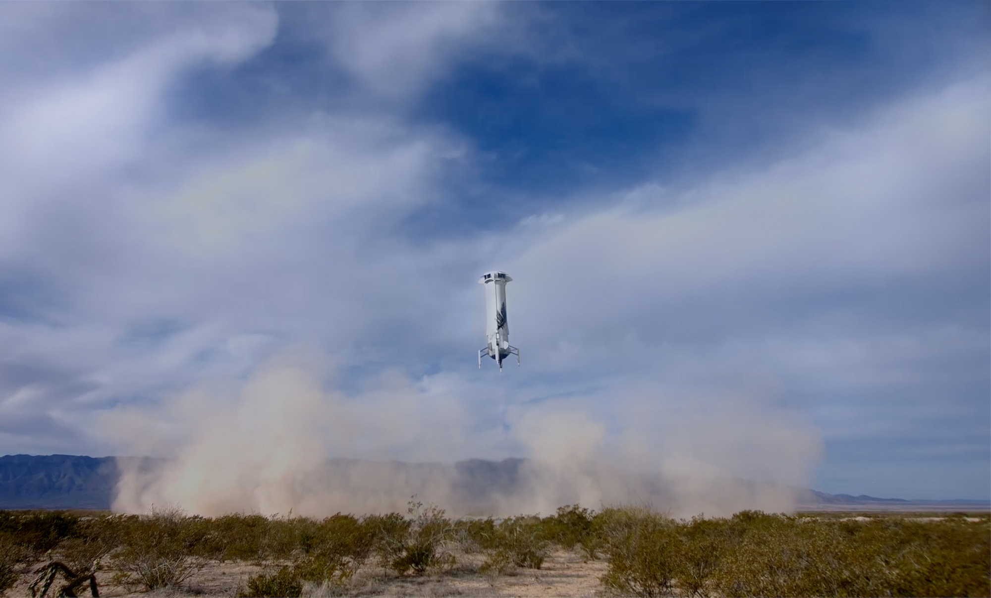 Идеальный полет: Blue Origin успешно запустила и посадила ракету New Shepard