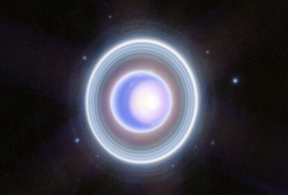 Нова світлина Урану, отримана телескопом James Webb