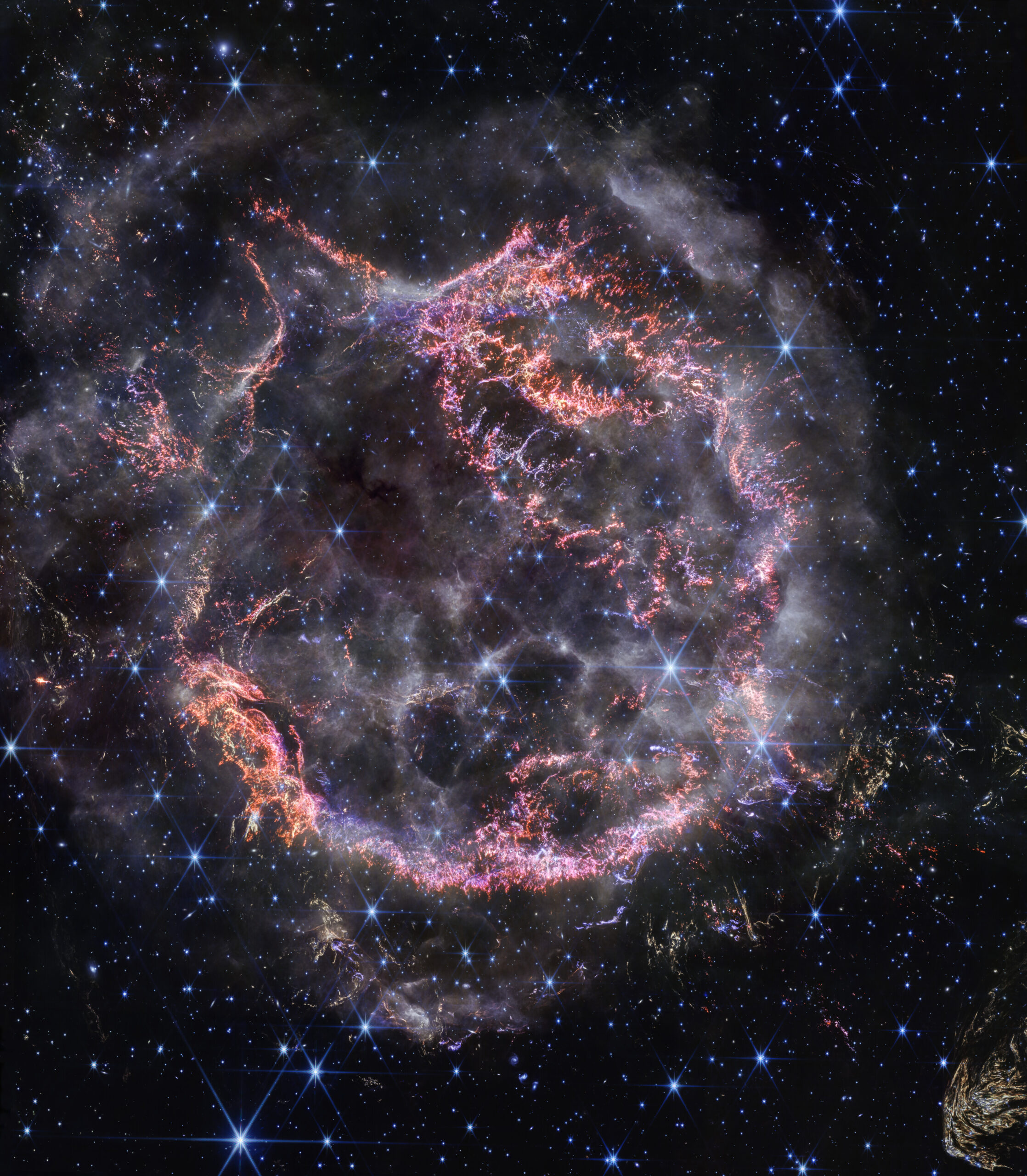 Anatomy of stellar death: James Webb photographs the remnant of famous supernova