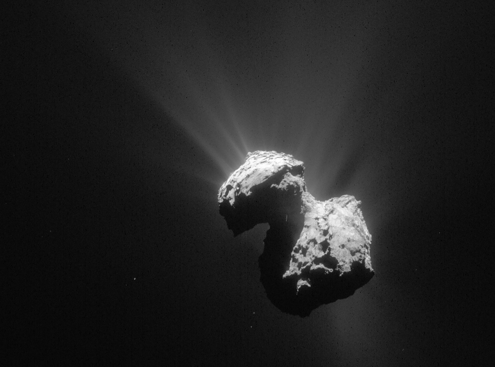 В ядре кометы Чурюмова-Герасименко найдены пещеры