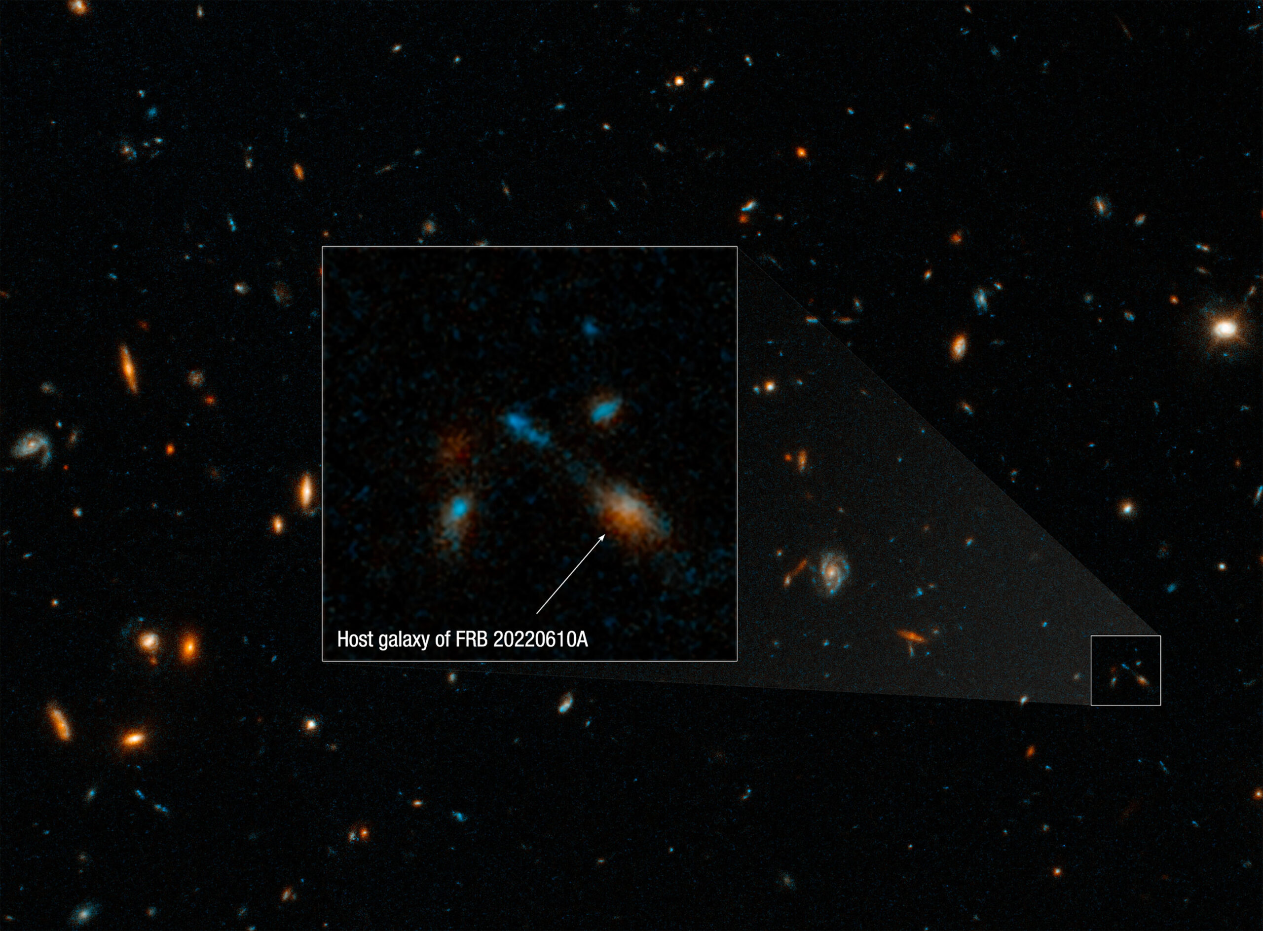 A fast radio burst has reached us across billions of light years