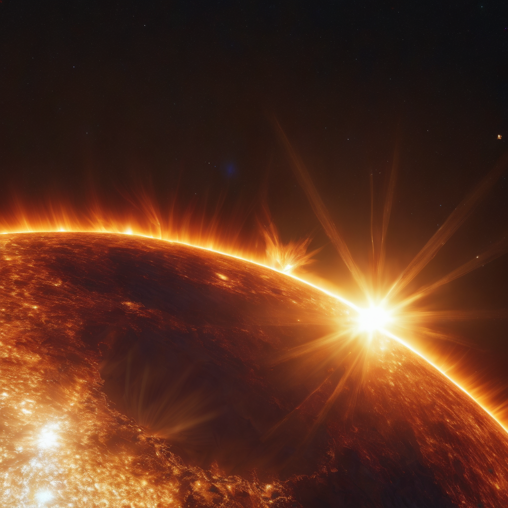 Чрезвычайно редкий тип солнечной вспышки нарушил радиосвязь на Земле
