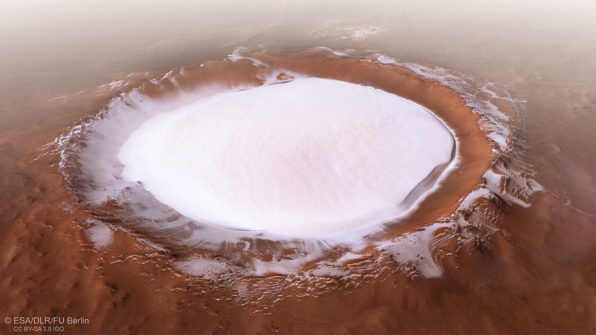 3.7 kilometers thick: Scientists find giant ice deposits on Mars