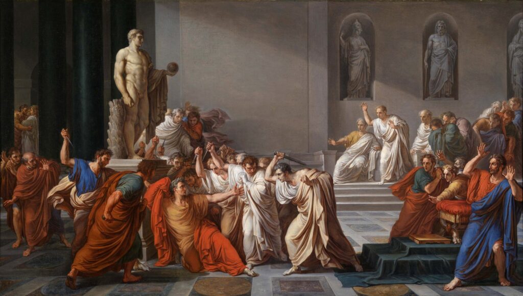 Убивство Юлія Цезаря під час мартівських ід