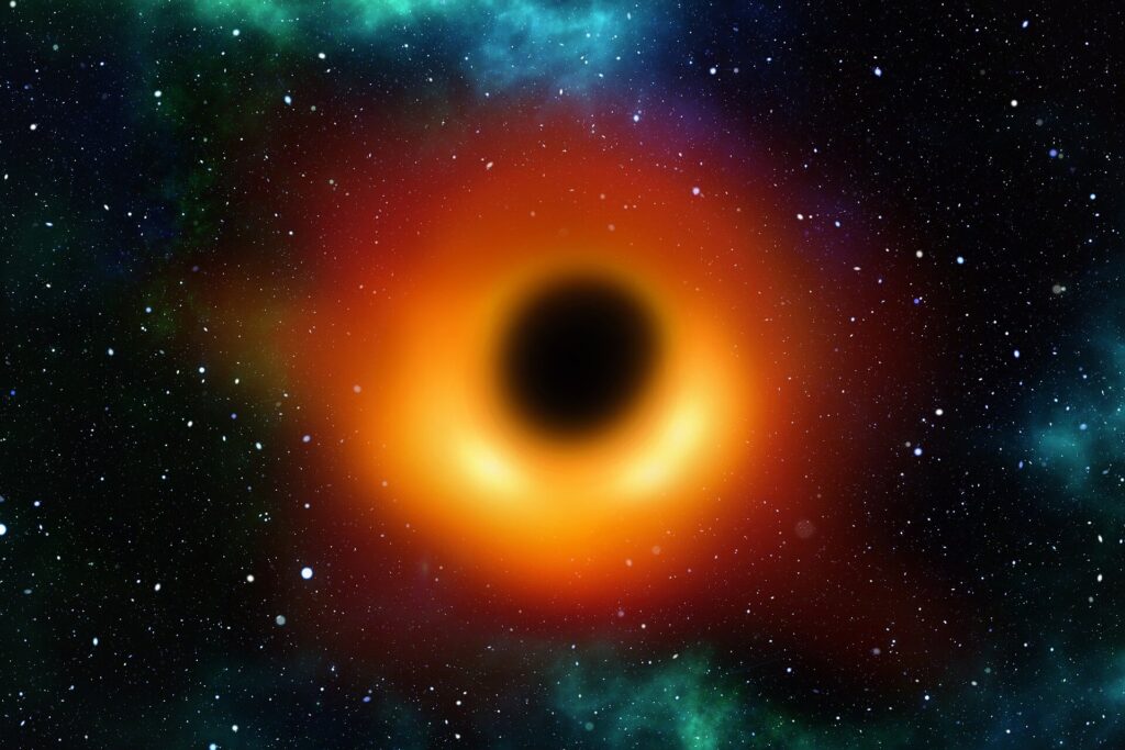 Черная дыра оказалась неожиданно красной