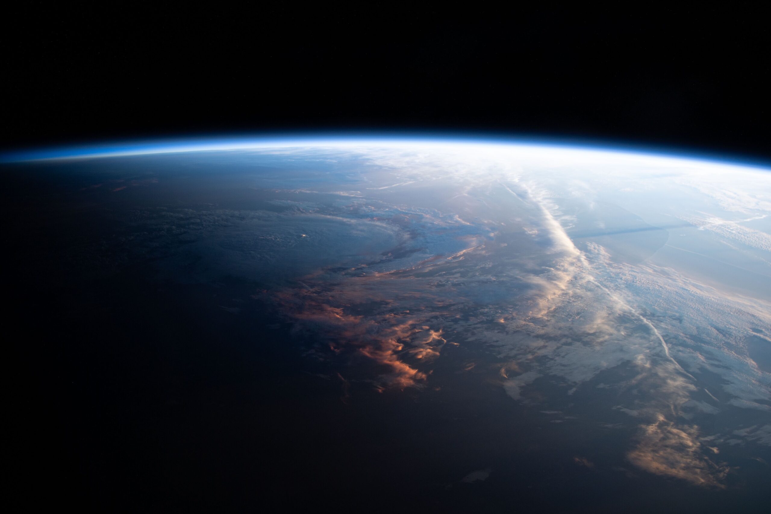 Знімок Землі з навколоземної орбіти з борту МКС