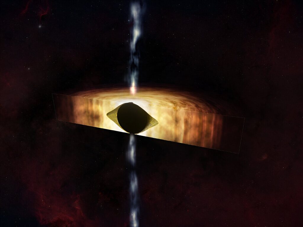 Чорна діра в центрі Чумацького Шляху