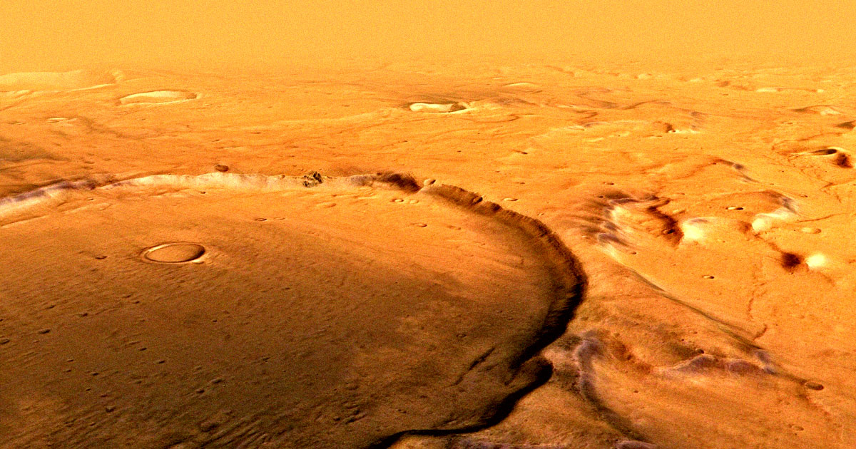 Загадкове зіткнення утворило 2 млрд кратерів на Марсі